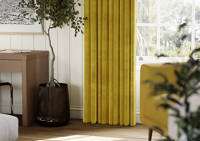 Ultra Luxe Velvet, Old Gold - Made to Measure Curtains - Image 5